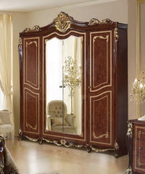 Шкаф 4-х дверный с зеркалами (19.144) Джоконда в Нижневартовске - niznevartovsk.mebel-74.com | фото