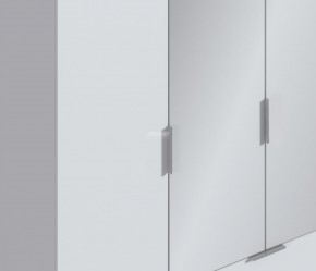 Шкаф 4х дверный с зеркалами Николь СБ-2595/1 (Белый) в Нижневартовске - niznevartovsk.mebel-74.com | фото