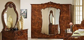 Шкаф 5-и дверный с зеркалами (20.145) Тициана (орех) в Нижневартовске - niznevartovsk.mebel-74.com | фото