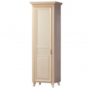Шкаф для одежды 1-дверный №472 Марлен Кремовый белый в Нижневартовске - niznevartovsk.mebel-74.com | фото