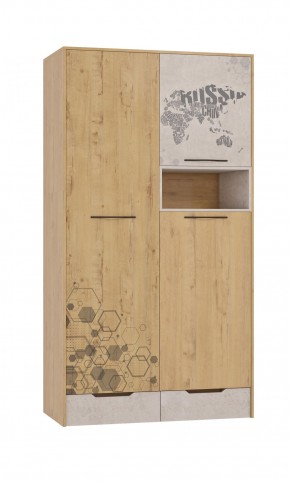Шкаф для одежды 3 двери и 2 ящика Шк134.0 ДС Стэнфорд в Нижневартовске - niznevartovsk.mebel-74.com | фото