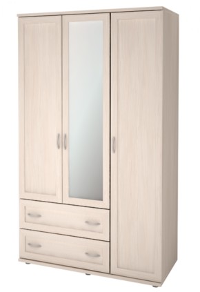 Шкаф для одежды 3-х дверный Ника-Люкс 18 в Нижневартовске - niznevartovsk.mebel-74.com | фото