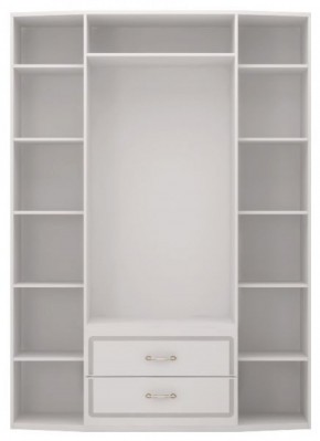 Шкаф для одежды 4-х дв.с ящиками Виктория 2  с зеркалами в Нижневартовске - niznevartovsk.mebel-74.com | фото