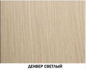 Шкаф для одежды №609 "Инна" Денвер светлый (*без полок) в Нижневартовске - niznevartovsk.mebel-74.com | фото