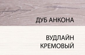 Шкаф угловой 2D, OLIVIA, цвет вудлайн крем/дуб анкона в Нижневартовске - niznevartovsk.mebel-74.com | фото