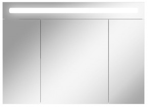 Шкаф-зеркало Аврора 100 с подсветкой LED Домино (DV8012HZ) в Нижневартовске - niznevartovsk.mebel-74.com | фото