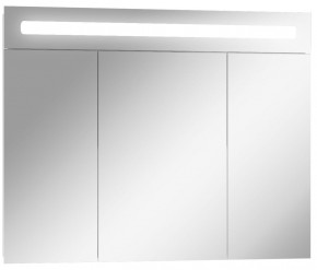 Шкаф-зеркало Аврора 90 с подсветкой LED Домино (DV8011HZ) в Нижневартовске - niznevartovsk.mebel-74.com | фото