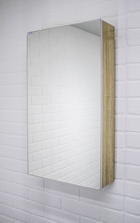 Шкаф-зеркало Мечта 40 Дуб сонома АЙСБЕРГ (DM2317HZ) в Нижневартовске - niznevartovsk.mebel-74.com | фото