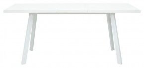 Стол ФИН 120 Белый, стекло/ Белый каркас М-City в Нижневартовске - niznevartovsk.mebel-74.com | фото