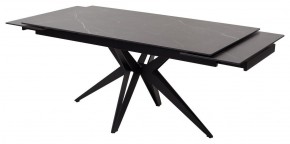 Стол FORIO 160 MATT BLACK MARBLE SOLID CERAMIC / BLACK, ®DISAUR в Нижневартовске - niznevartovsk.mebel-74.com | фото