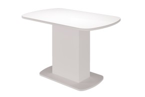 Стол обеденный Соренто (Белый глянец) в Нижневартовске - niznevartovsk.mebel-74.com | фото