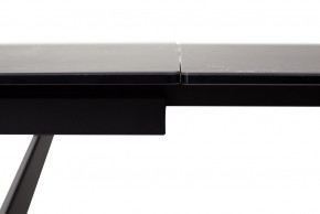 Стол RIETI 200 NERO KL-116 Черный мрамор матовый, итальянская керамика/ черный каркас, ®DISAUR в Нижневартовске - niznevartovsk.mebel-74.com | фото