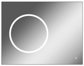 Зеркало Eclipse 90 black с подсветкой Sansa (SE1031Z) в Нижневартовске - niznevartovsk.mebel-74.com | фото