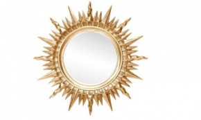 Зеркало круглое золото (1810(1) в Нижневартовске - niznevartovsk.mebel-74.com | фото
