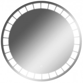 Зеркало Маскат 700х700 с подсветкой Домино (GL7057Z) в Нижневартовске - niznevartovsk.mebel-74.com | фото