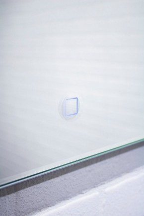 Зеркало Quadro 100 alum (линза) с подсветкой Sansa (SQL1030Z) в Нижневартовске - niznevartovsk.mebel-74.com | фото